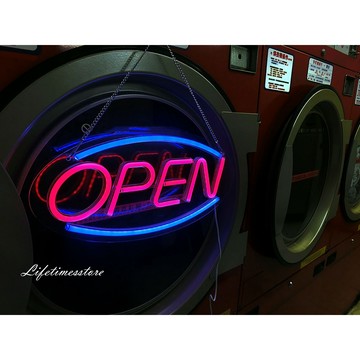 【時光生活】SALE特價 現貨秒出 open霓虹燈版 開店必備 美式招牌燈 霓虹燈 usb 燈箱拍照道具夜市招牌OPEN