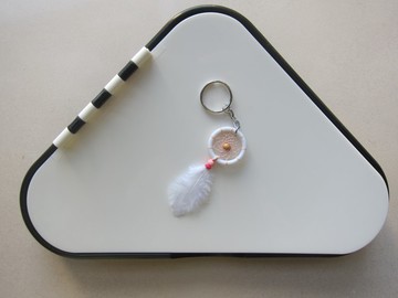 捕夢網//鑰匙扣//粉紅櫻花