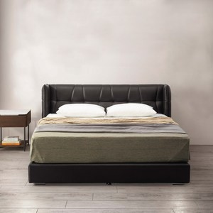 安德魯6尺床頭片（黑皮）