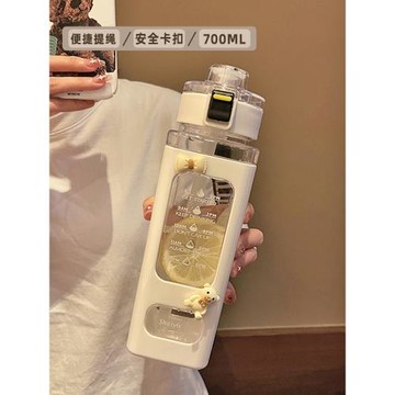 德國 Canim Kalse 新款大容量運動水杯刻度吸管杯高顏值塑料杯子