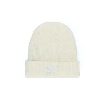 Puma 流行系列 白色 中性 針織 休閒 舒適 刺繡 保暖 運動 帽子 毛帽 02567702