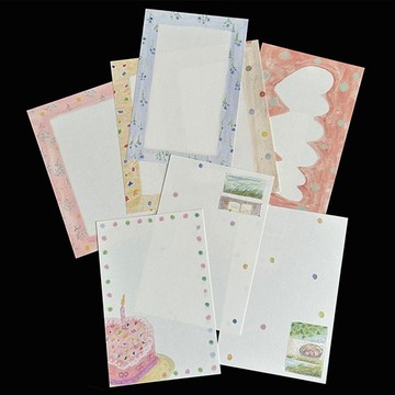 A6P ER A7 手帳內頁 / 手帳本替換內芯 / 手帳便簽拼貼素材