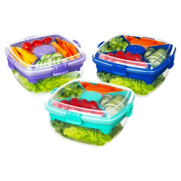 Sistema Togo系列 隔層保鮮盒  1630ml保鮮盒3個  1組