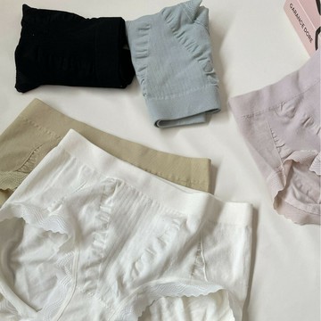 高品質桑蠶絲無縫內褲1016收腹提臀3D蜜桃臀無縫女士中腰內褲 鑫弘-素時衣櫥