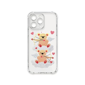 iPhone 13 Pro Max 殼 TRON IPhone 13 PRO MAX 熊熊愛情邱比特 四角防摔殼 手機殼