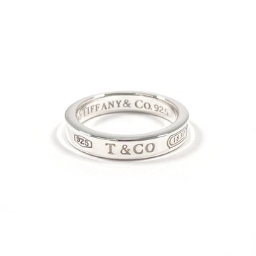 【日本直送 二手美品】11 號 蒂芙尼 TIFFANY&Co. 戒指 1837 Narrow 銀 925 飾品 已拋光翻新