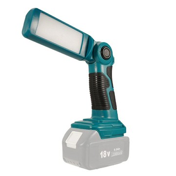 USB 12W 旋轉燈具適用於牧田 BL1830 電動工具14.4V-18V鋰電池戶外照明燈露營燈露營手電筒檯燈