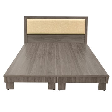 【KIKY】凱特耐磨貓抓皮靠墊二件床組單人加大3.5尺(床頭片+高腳六分床底)