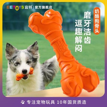宜特寵物小狗狗玩具耐咬奶酪骨頭互動磨牙自己玩幼犬獨處解悶神器