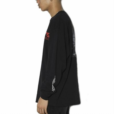 女研×LEGENDAコラボ　ロンT　ブラック　L LEGENDA レジェンダ NASAコラボ クルーネックロンT メンズ