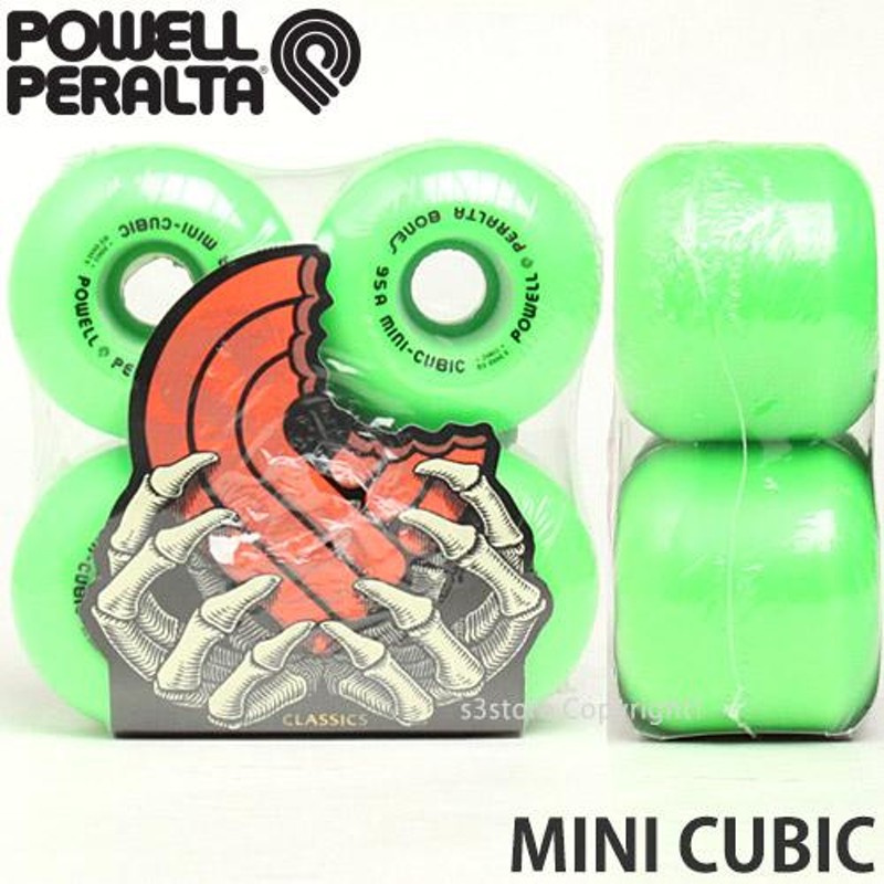 パウエル ペラルタ ミニ キュービック Powell Peralta MINI CUBIC スケートボード スケート ウィール オールドスクール  ソフト Color:GREEN Size:64mm/95a 通販 LINEポイント最大0.5%GET LINEショッピング