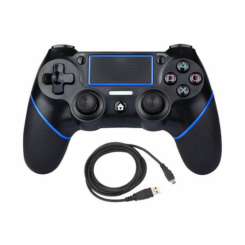 PS4 コントローラー 互換 ワイヤレス Bluetooth タッチパッド