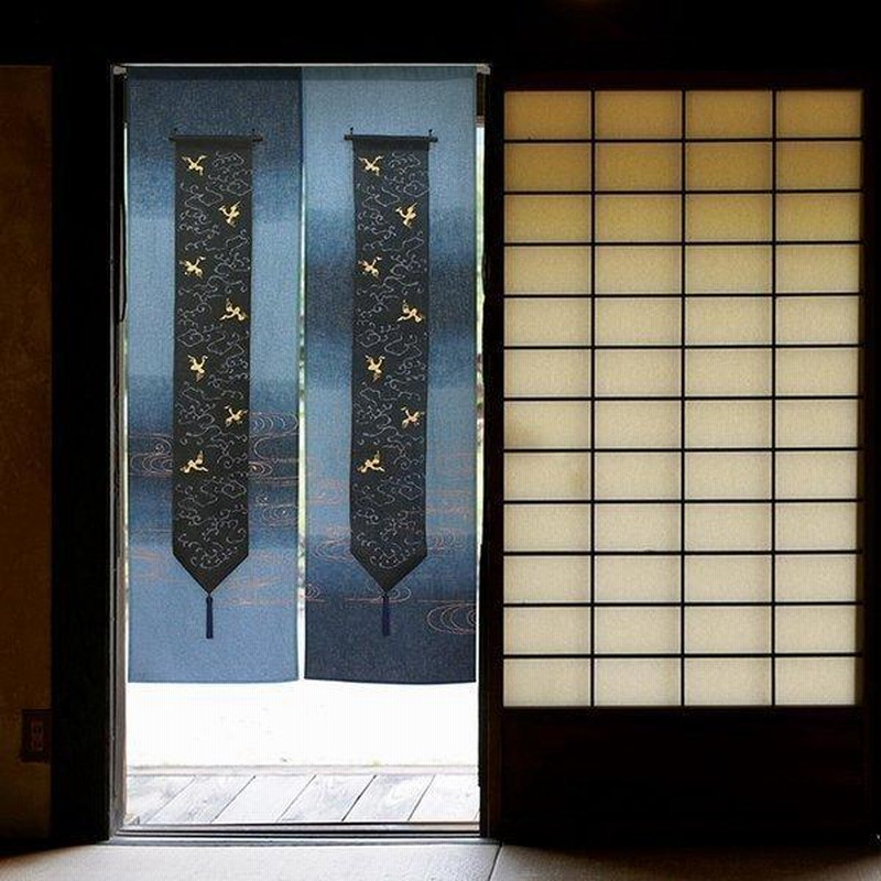 伊賀伝統柿渋のれん 麻と柿渋染め・草木染めのみつる工芸 / 本麻暖簾（