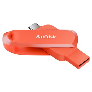 SanDisk 晟碟 公司貨 Phone Drive Type C + A雙用 USB3.2 Gen 1 高速讀取100MB/s SDDDC6 橘色  32GB  1個