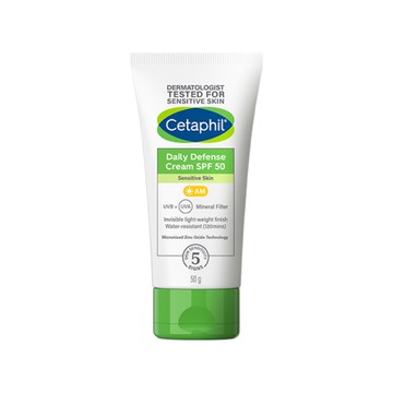 Cetaphil 舒特膚 輕透物理低敏防曬霜SPF50 PA++++ (50ml/盒)【杏一】