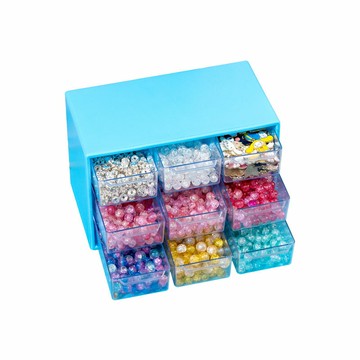 庫洛米兒童diy套裝手工琉璃兒童手串珠女孩飾品項鏈禮盒女童玩具 z8113