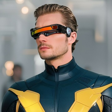 【台灣公司 可開發票】正品x戰警鐳射眼超酷偏光太陽鏡眼鏡彩膜激光眼運動男款防紫外線