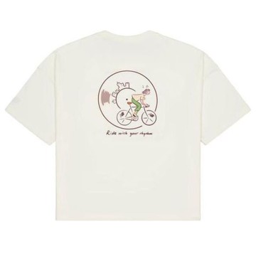 (WMNS) New Balance x PK Illustration T-shirt 'Ivory'