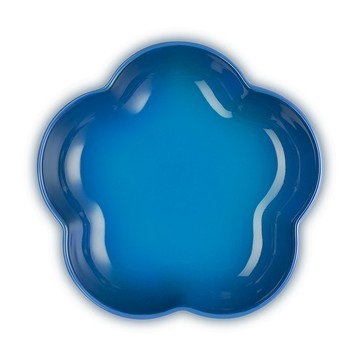 LE CREUSET -瓷器花型盤(中)-馬賽藍