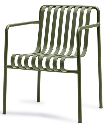 HAY - Palissade dining armchair - unisex - Steel - One Size - Green