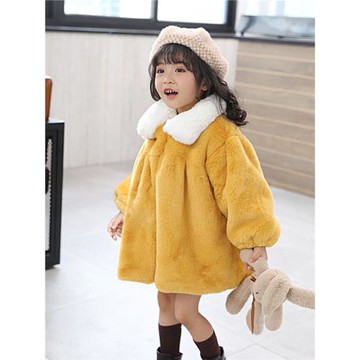 女童皮草外套2024秋冬新款兒童水貂絨加厚棉衣洋氣公主寶寶毛毛衣