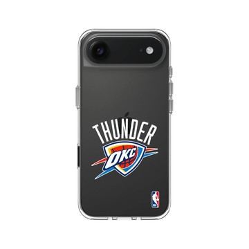 iPhone Air Clear Case（相機按鈕） 透明 - NBA - Logo-奧克拉荷馬市雷霆 Oklahoma City Thunder - Light