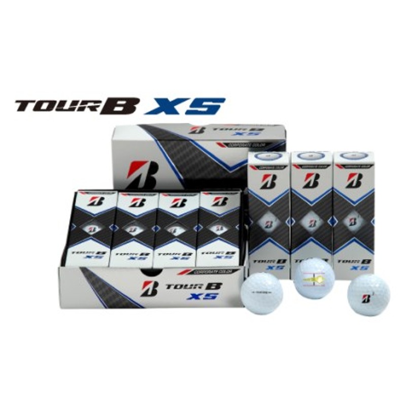 K18-54 TOUR B XS コーポレート 1ダース 福天ゴールドver ゴルフボール