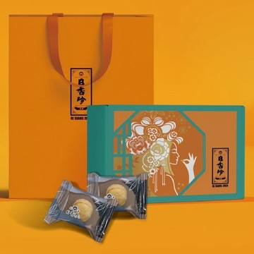 日香珍 芋頭流沙月餅禮盒x1盒(6入/盒)