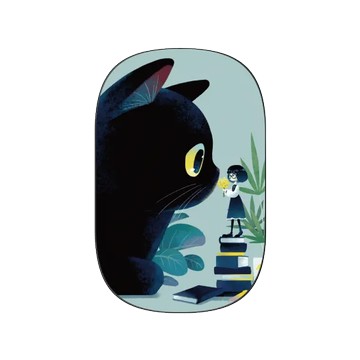 固架 MAX- MagSafe 兼容 黑 - Little Oil Art 小油画 - 在你身邊