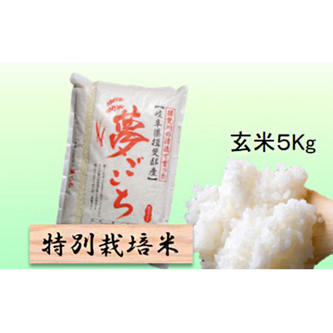 特別栽培米★玄米５kg 