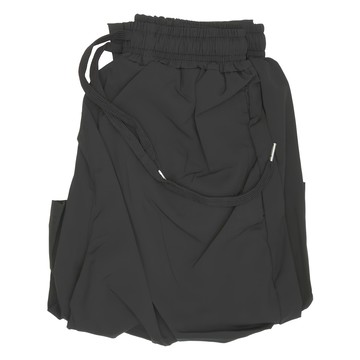 男褲 兩件式運動褲/假兩件運動褲  速乾排汗超彈性透氣布料  L  黑色