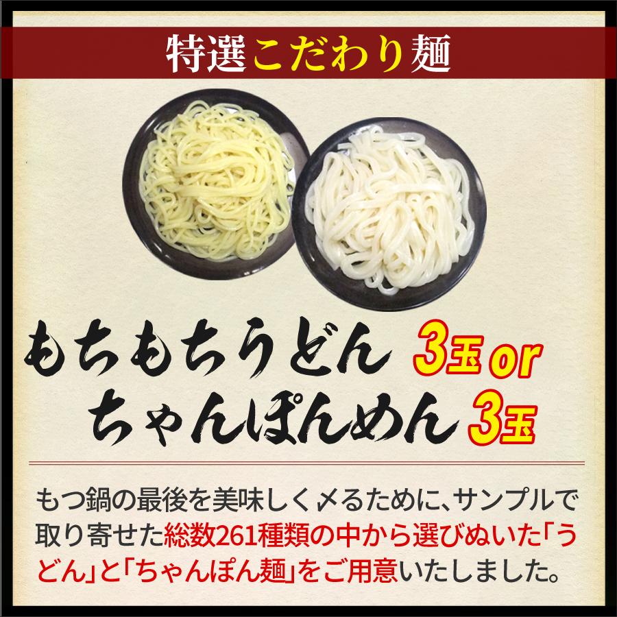 お歳暮 もつ鍋 肉 ホルモン もつ鍋セット 5人前 選べる スープ 小腸 赤センマイ 選べる 麺 送料無料 もつ 計500g