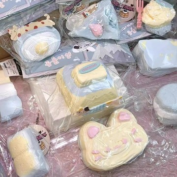 臺灣🌸解壓玩具 發洩隨心配可愛高顏值解壓兒童玩具泥感回彈高質量捏捏樂減壓神器