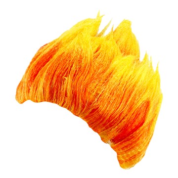 Stupid 超級賽亞人火焰角色扮演假髮  漸層 橘色  1個