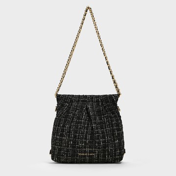 Duo 小型毛呢肩背包