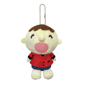 【震撼精品百貨】大寶/大口仔_Minna No Tabo~日本SANRIO三麗鷗 大寶造型玩偶吊飾-牛仔復古風*57728