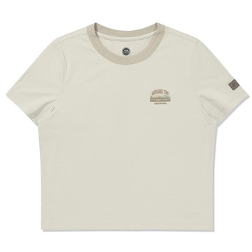 BBC EARTH 女 Graphic S/S T-shirt - CACTUS 短袖上衣 CREAM BEFISCQ04410