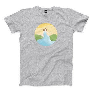 皇后 - 深麻灰 - 中性版T恤