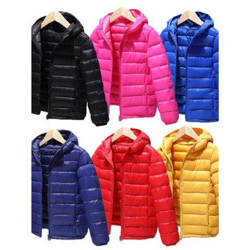 兒童棉服輕薄男童外套秋冬季新款女童棉衣小孩嬰兒棉襖中大童童裝