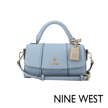 NINE WEST GRADY 掀蓋手提斜背包-藍色(115178)
