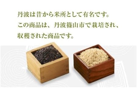 丹波産こしひかり玄米《令和4年度産》3㎏　黒米300g×2 Q002