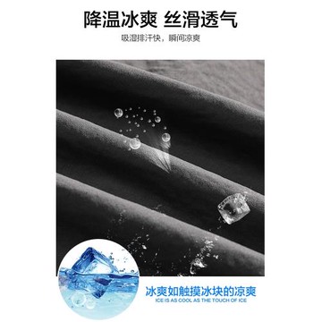 啄木鳥冰絲工裝襯衫男士夏季薄潮牌寬松美式設計高級短袖襯衣外套