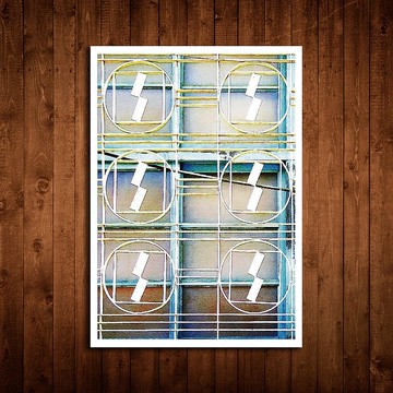 老屋顏 – 鐵窗花明信片 – 62