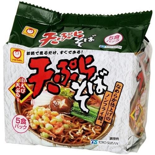 天ぷらそば 5パック 6セット 30食 ノンフライ麺 こえび天