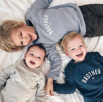 英國 Bob & Blossom Brother 牛仔藍衛衣