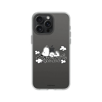 iPhone 15 Pro Max Clear 透明 - 史努比 Snoopy - 雲朵上睡覺