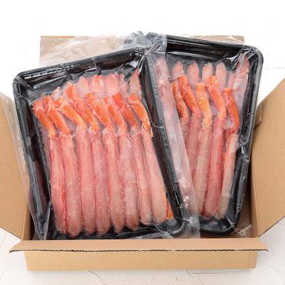 ふるさと納税 根室市 生食可!生紅ズワイガニ棒肉ポーション400〜500g×2P B-48020