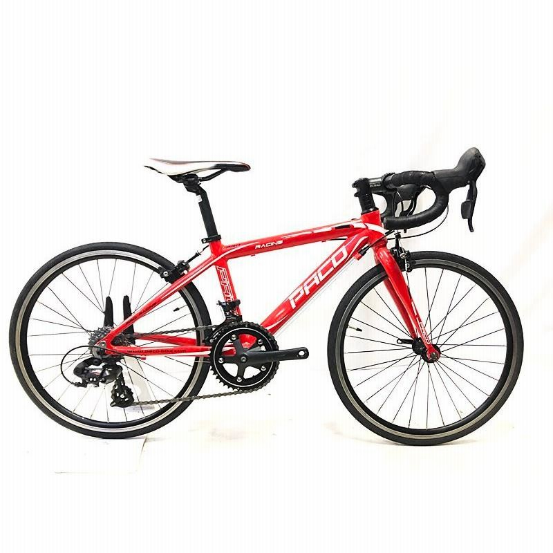 公式通販サイトセール PACO PRO LINEブランド | レッド ジュニアロードバイク RACING20 自転車本体