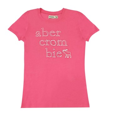 A＆F 可愛圖案拼貼童裝短T