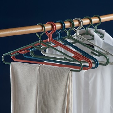 防風衣架防滑衣掛塑料涼衣架子衣撐家用衣服撐掛衣架曬衣架晾衣架